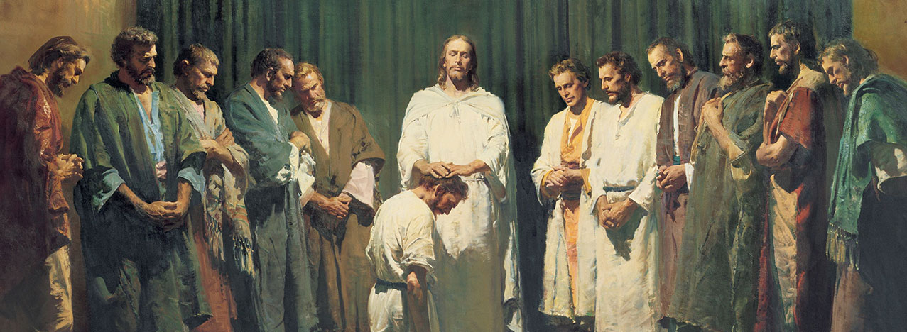 Jesus Christ ordaining the Twelve Apostles